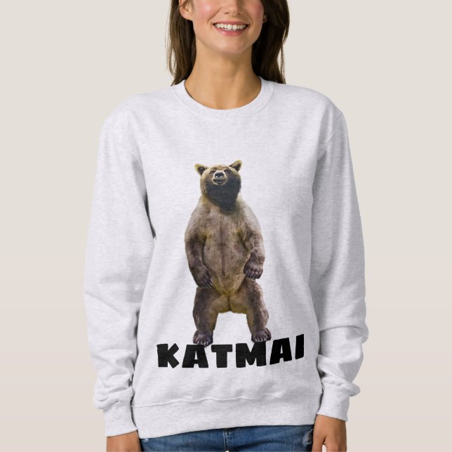 KATMAI ALASKA PORTE GRIZZLY T-SHIRTS (Devant)