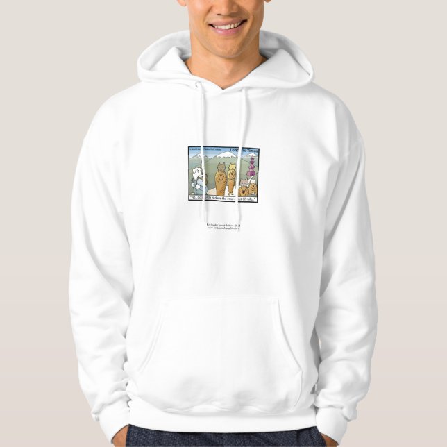 Katmandu & Dogmandu Dessin Animé Drôle Sweat à Cap (Devant)