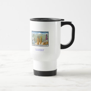 Katmandu & Dogmandu Mug de voyage drôle en cartoon