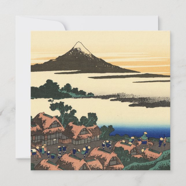 Katsushika Hokusai  Aube dans la province de Kai (Devant)