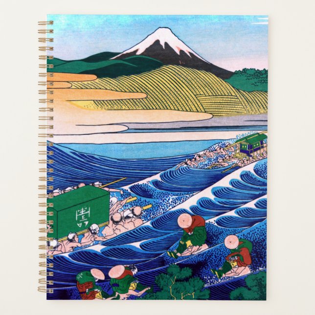 Katsushika Hokusai - Fuji from Kanaya on Tokaido (Devant)