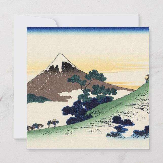 Katsushika Hokusai. Le col de l'Inume dans la prov (Devant)