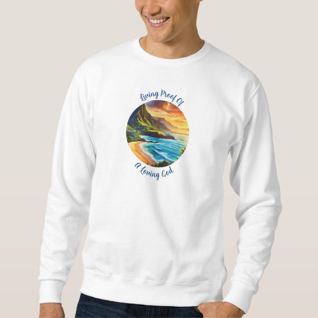 Kauai Bénédictions : Sweatshirt Embrasser l'Amour  (Devant)