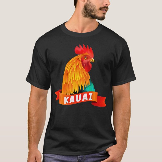 Kauai Chicken Tshirts Rooster Style Vintage Jardin (Devant)