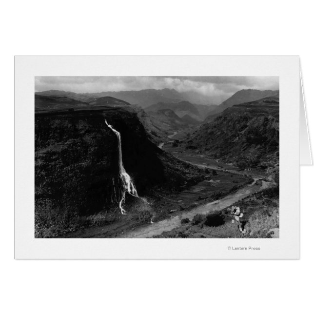 Kauai, Hawaii - Vue sur la vallée de Hanapepe (Devant horizontal)