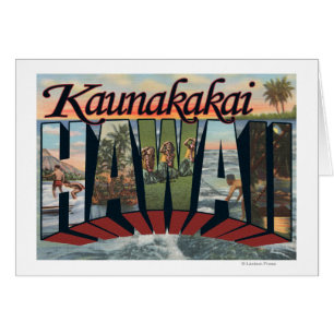 Kaunakakai, Hawaï - grandes scènes de lettre