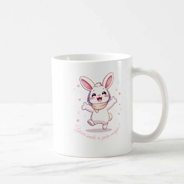 Kawaii Bunny Mug - Cute Pastel Rabbit Café Cup (Droite)