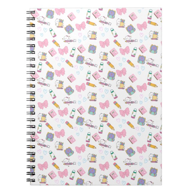 Kawaii Cahier de Notes Chats Mignons & Papeterie P (Devant)