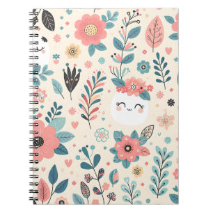 Kawaii Carnet de Jardin Floral