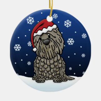 Kawaii Cartoon Bergamasco Ornement de Noël