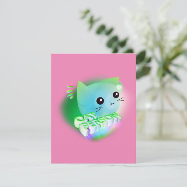 Kawaii Cartoon Kitten (Debout devant)