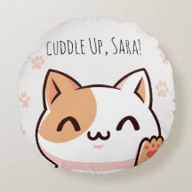 Kawaii Chat Joy Coussin
