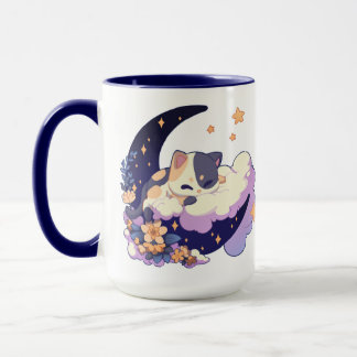 Kawaii Chat Mugs Cute Cat Café Mugs Adorable Chat