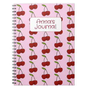 Kawaii Cherries Journal for Girls