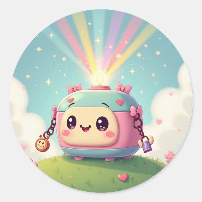 Kawaii Clicker: Happy Camera Sticker (Devant)