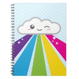 Kawaii Cloud et Carnet arc en ciel