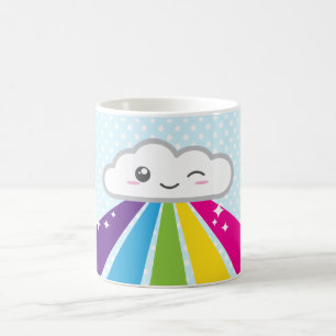 Kawaii Cloud et Rainbow Mug
