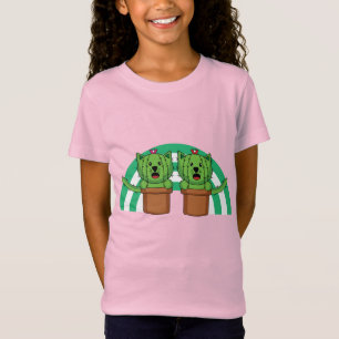 Kawaii Cute Cat Cactus Plante Pet T-shirt
