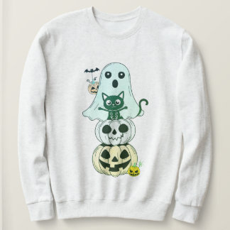 Kawaii Cute Halloween caractères Sweatshirt