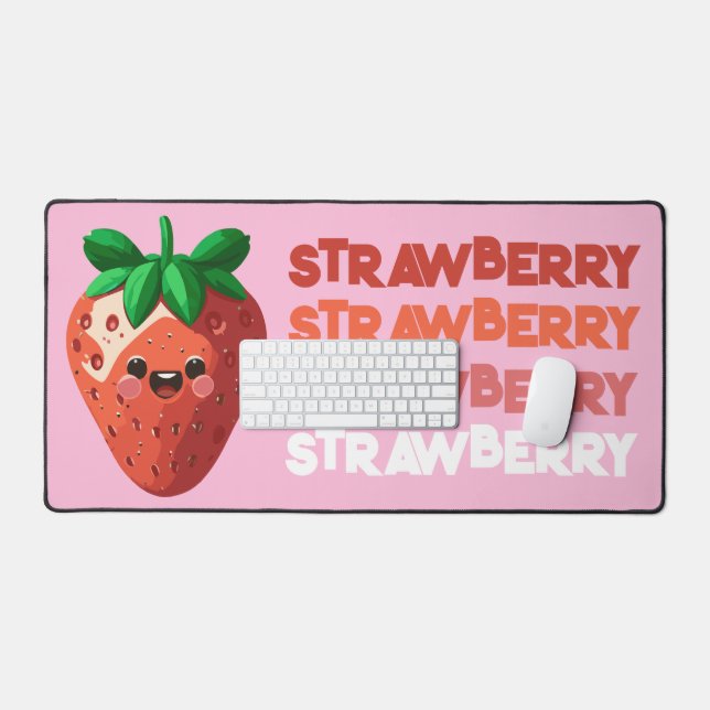 Kawaii Cute Happy Strawberry Pop Style (Clavier et souris)