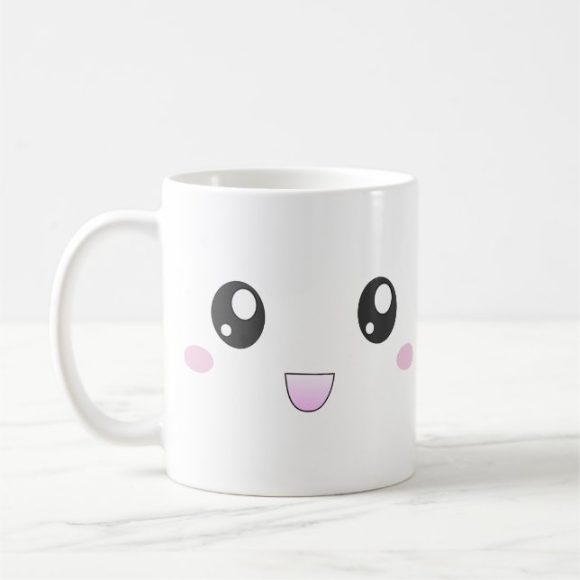 Kawaii font face à la tasse (Gauche)