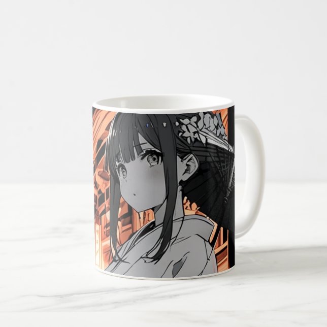 KAWAII Japanese Girl mug マグカップ (Devant droit)
