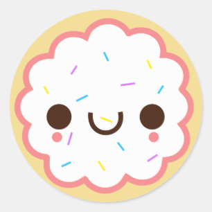 kawaii joli cookie sucre gelé Sticker