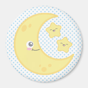 Kawaii Lune et Stars Magnet