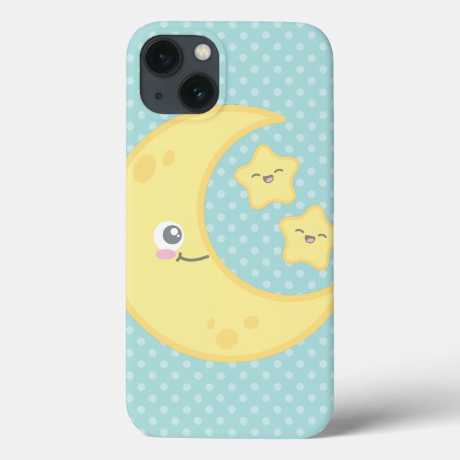 Kawaii Moon et coque ipad des étoiles (Verso)