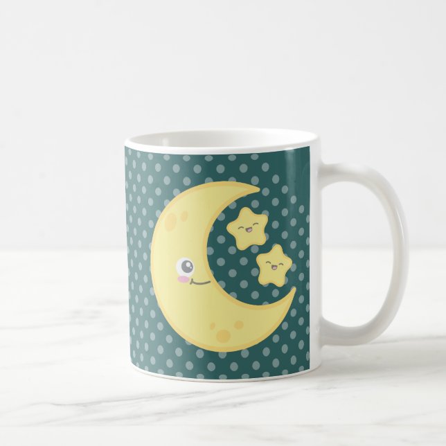 Kawaii Moon et Stars Mug (Droite)