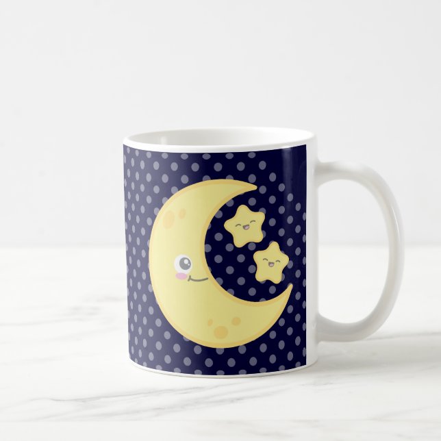 Kawaii Moon et Stars Mug (Droite)