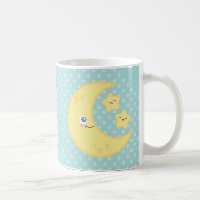 Kawaii Moon et Stars Mug (Droite)