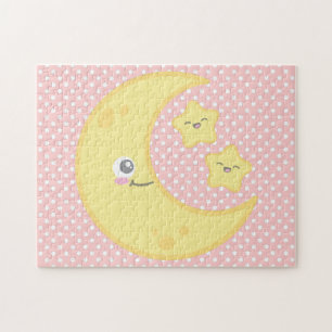 Kawaii Moon et Stars Puzzle