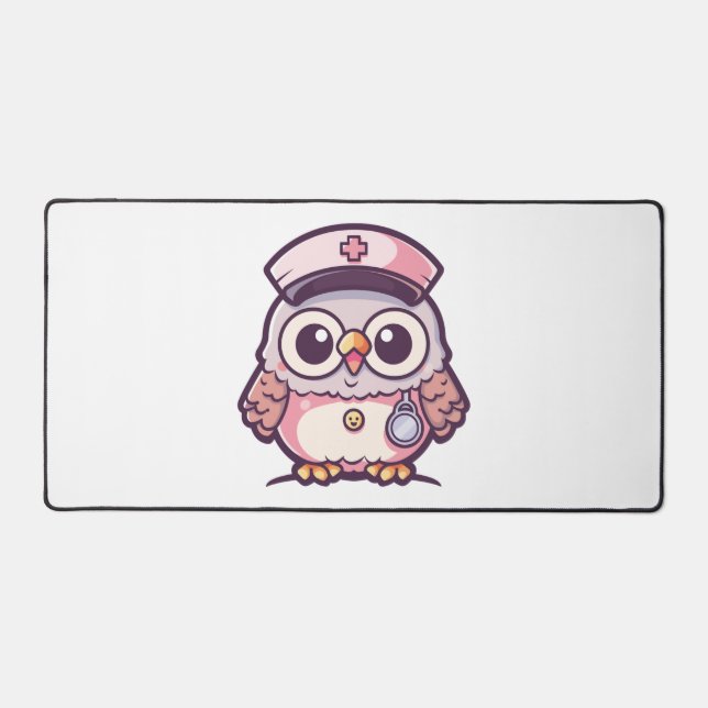 Kawaii Owl comme infirmière (Recto)