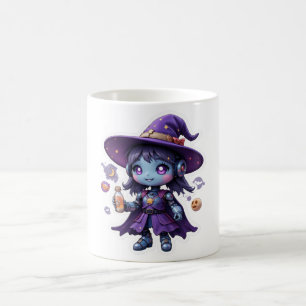 Kawaii Robot sorcière fille Mug mignonne Sci-Fi so