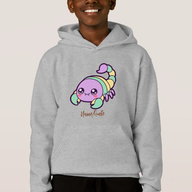 Kawaii Scorpion Cute Pastel Cartoon (Devant)