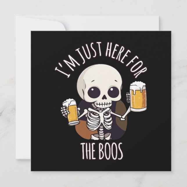 Kawaii Skeleton Halloween Oktoberfest (Devant)