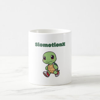 Kawaii Turtle Mug - Cute Slomotionx Cartoon Café