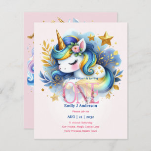 Kawaii Unicorn 1er anniversaire Fairytale Annivers