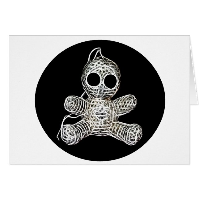 Kawaii White Voodoo Doll Funny Magic Toy (Devant horizontal)