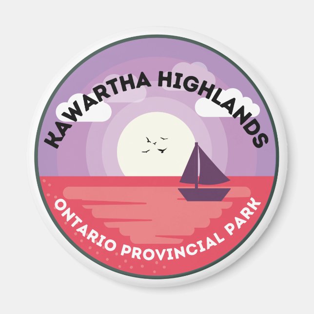 Kawartha Highlands Ontario Provincial Park Magnet (Devant)