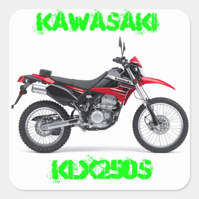 Kawasaki KLX250 autocollants (Devant)
