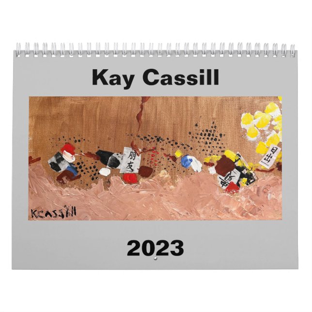 Kay Cassill 2023 Calendrier artistique (Protection)