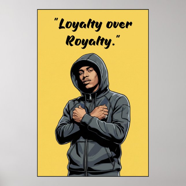 Kay Flock Poster – Loyalty Over Royalty (Devant)