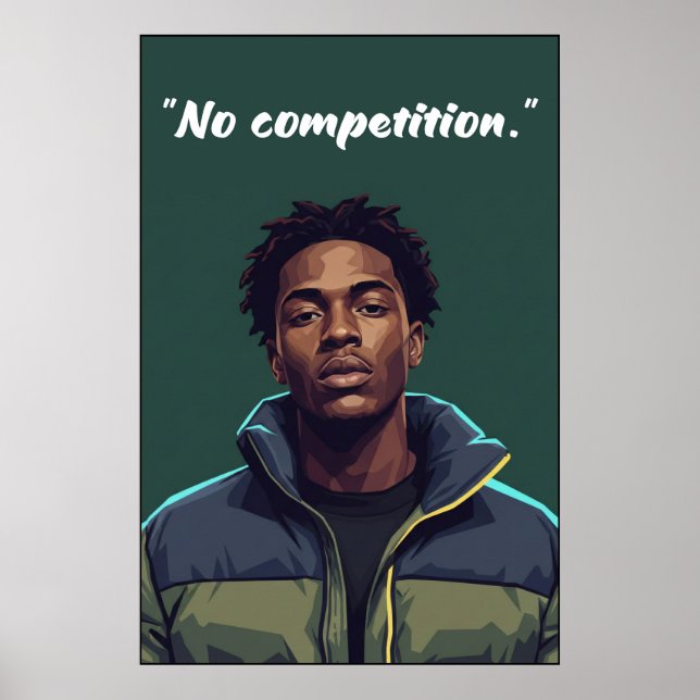 Kay Flock Poster – No Competition (Devant)