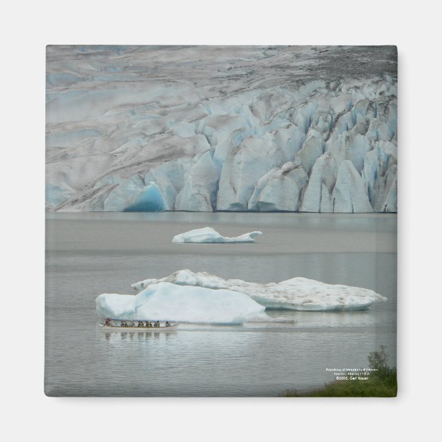 Kayak au Magnet glaciaire de Mendenhall (Devant)