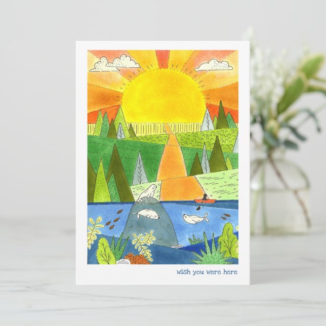 Kayak avec phoques et lever de soleil Happy Place (Debout devant)