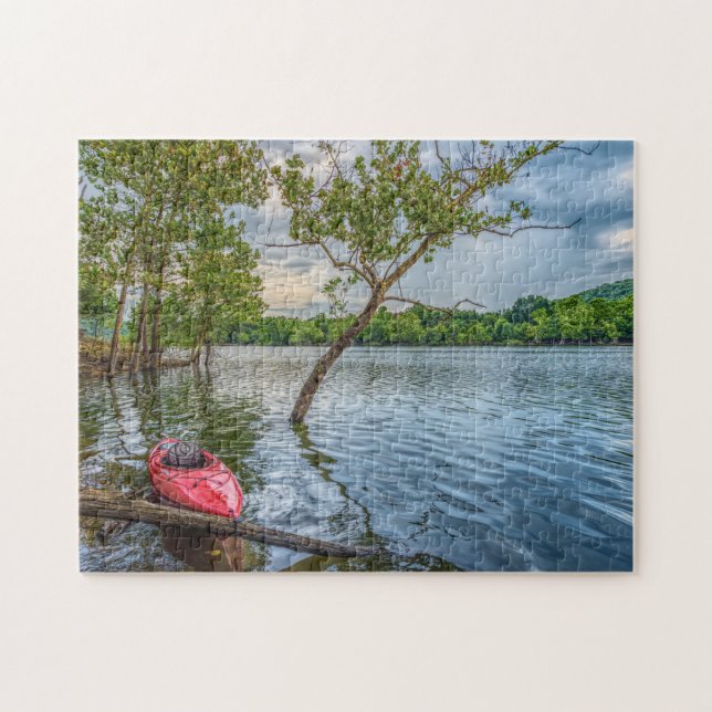 Kayak Flottant Sur Table Rock Lake Jigsaw Puzzle (Horizontal)