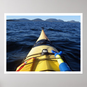 Kayak in Water Poster