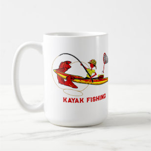 Kayak Pêche La Légende dans la Mug de Café Lumineu